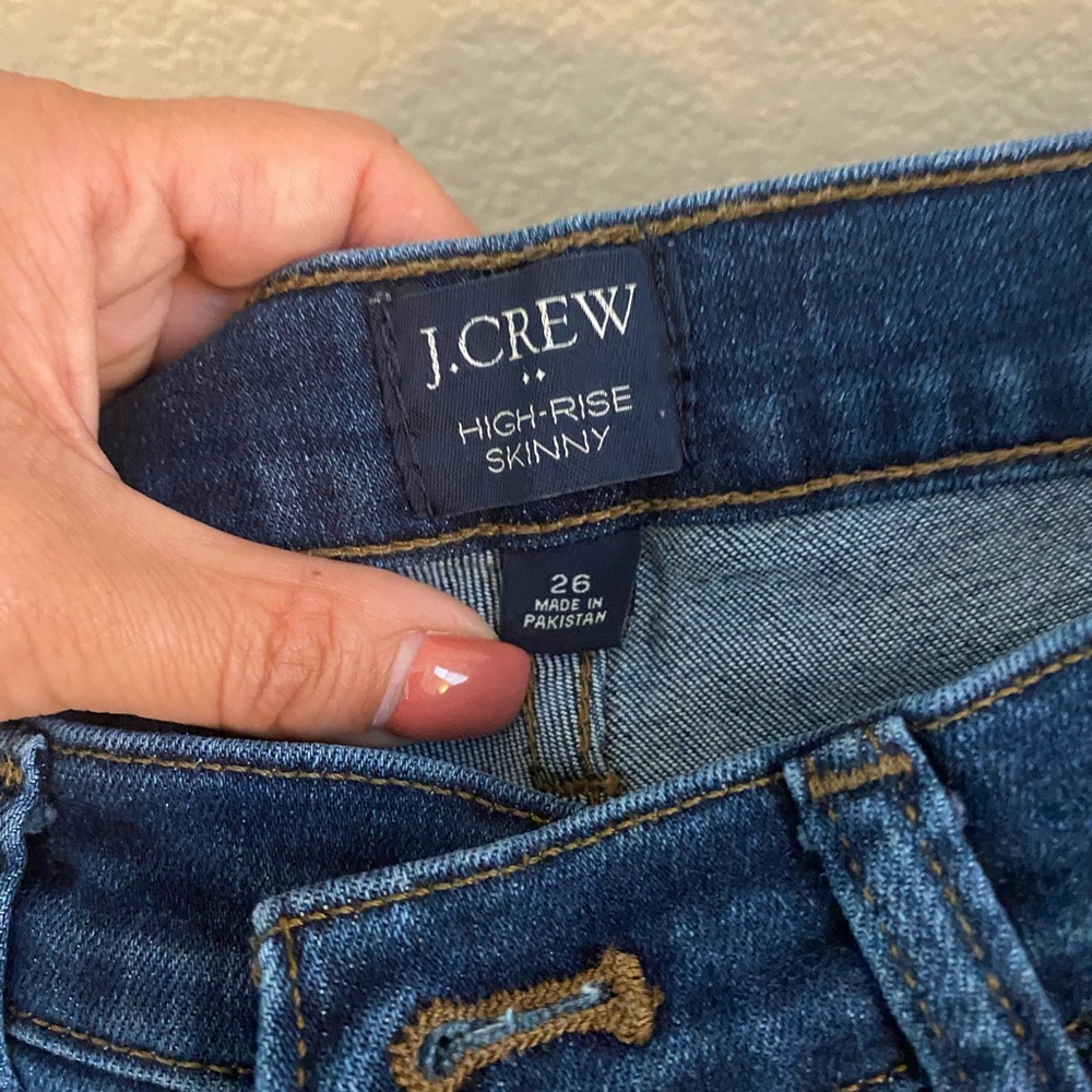 J. Crew skinny jeans. 9 inch high waist. NWOT. Open to offers!